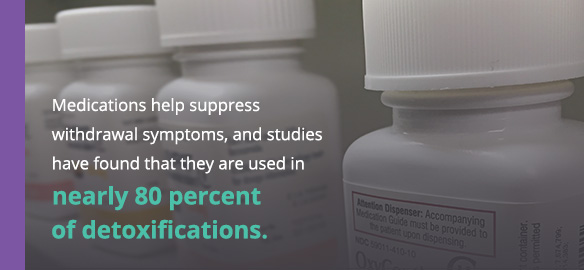 药物有助于抑制戒断雌雄同体，研究发现它们在近80％的排毒计划中使用。