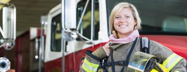 女消防员正在戒除毒瘾