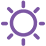 紫色的太阳图标
