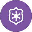 紫色警官徽章图标